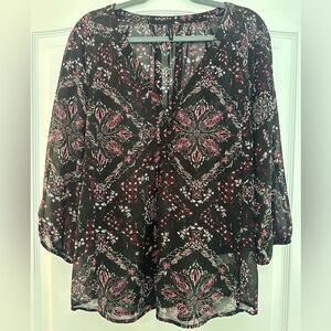 Maurices sheer top XL